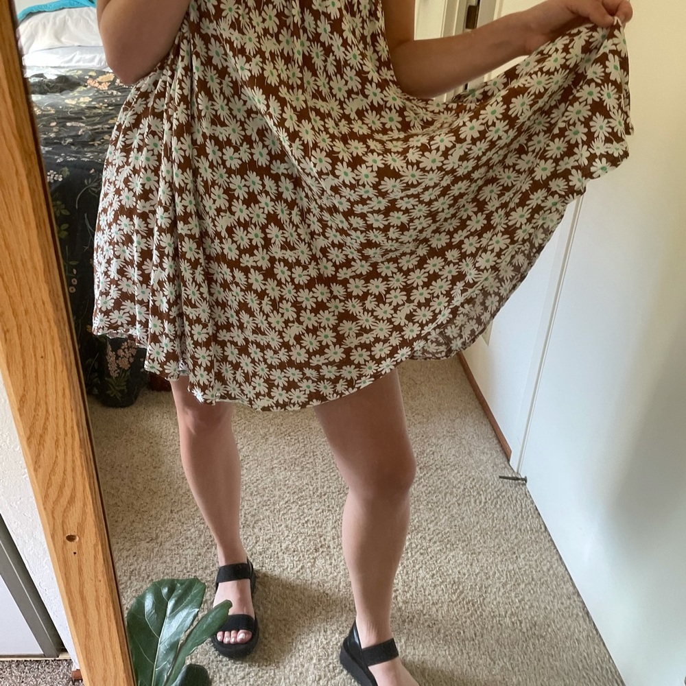 Free People Electric Daisy Mini Tunic Dress